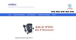 Desktop Screenshot of ordifun.fr